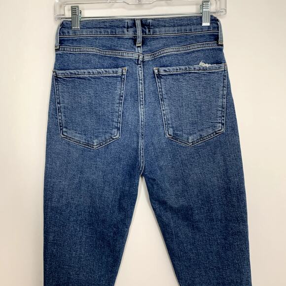 Agolde Nico High Rise Slim Womens Blue Denim Jeans Size 26 - Picture 7 of 14